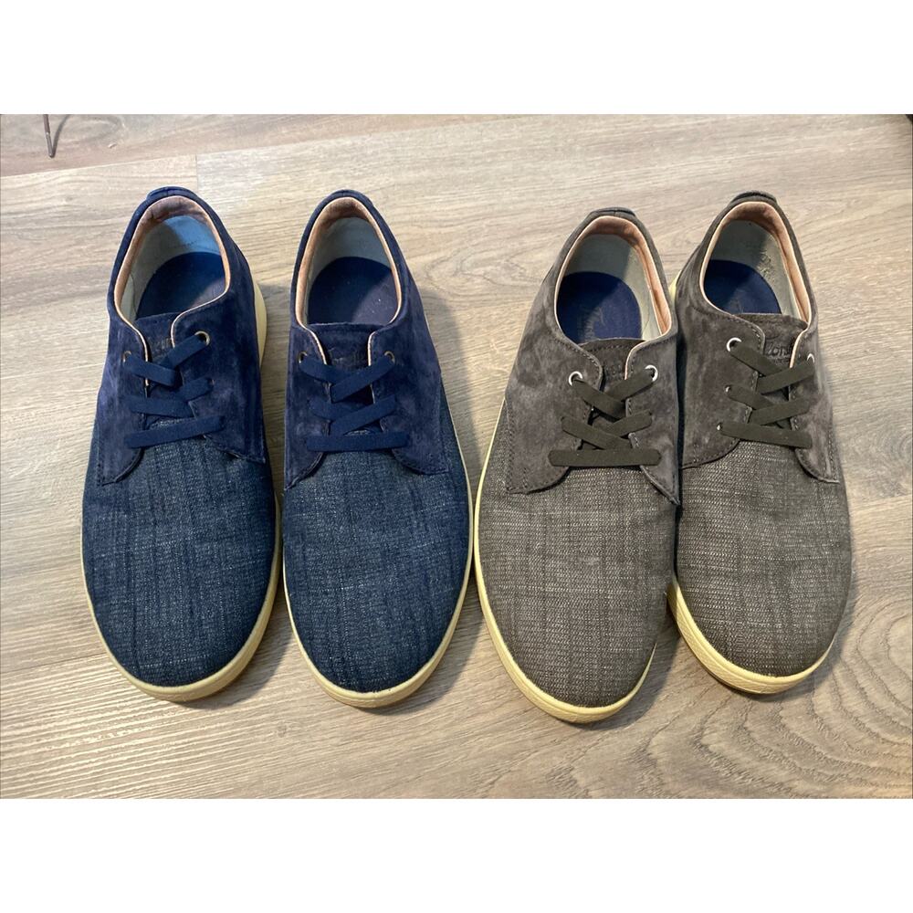 Florsheim Men’s Dress Casual Loafers Shoes Blue/Gray Size 9.5 Leather Slip-On